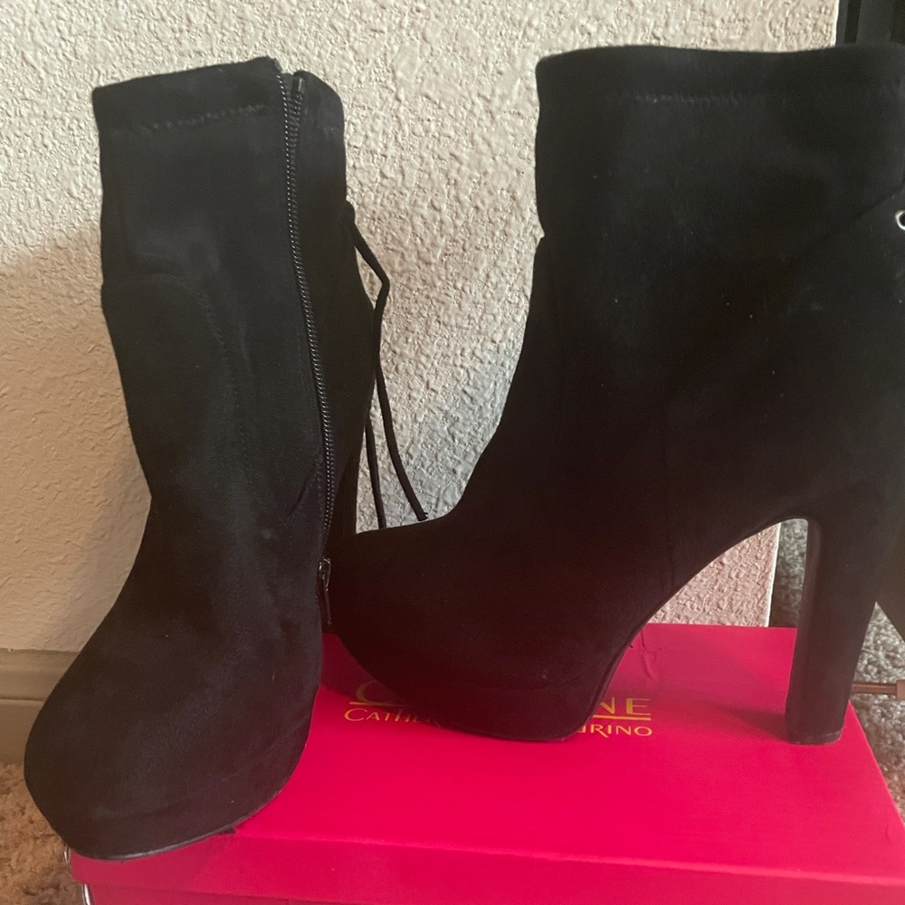 Black booties
